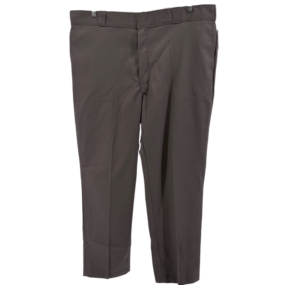 Dickies 874 Original Fit Work Pants Mens 42x32 Charcoal Gray Twill Trousers